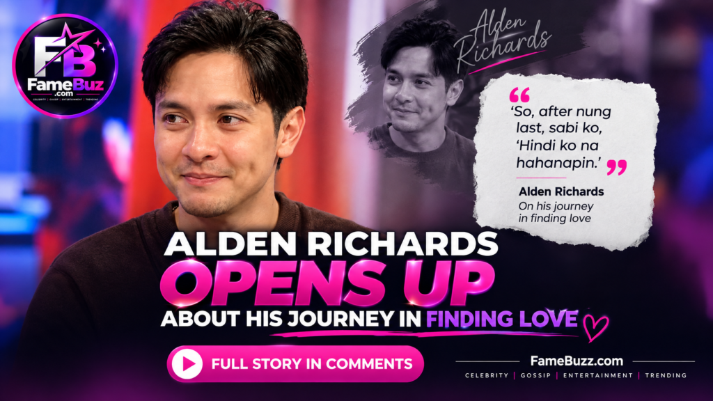 Alden Richards Breaks Down in Tears During ‘Gandang Gabi Vice’ Interview About Love and Self-Worth